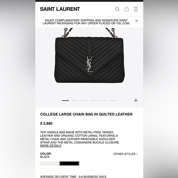 College large YSL ♥️Authenticity Card included♥️ - Picture 17 of 17